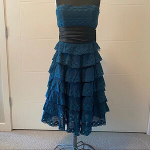 Vintage Betsey Johnson Crochet Tea Dress